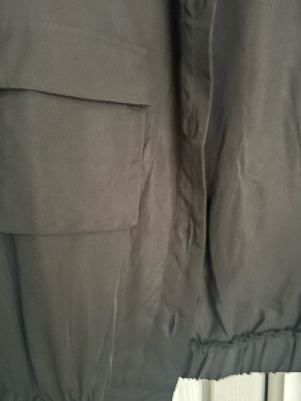 Black Button-Front Jacket - Extra Large - Picture 5 of 10